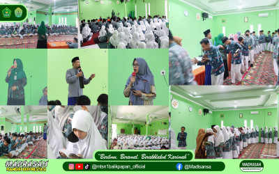 Jelang Assesment Madrasah, MTs Negeri 1 Balikpapan Gelar Do’a Bersama